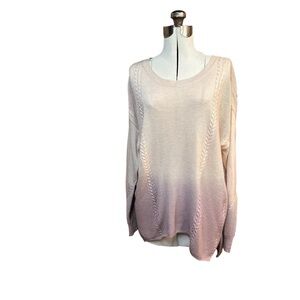 Easel woman’s Ombré oversized Sweater size small